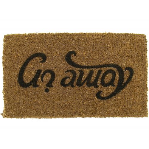  Suck UK SUCK UK Door MAT | Non Slip ENTRYWAY Rug | Come in & GO Away Doormat |, Brown