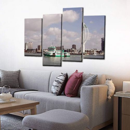 Sudoiseau Wall Art Painting Spinnaker Tower Portsmouth Ferry Stock Pictures Royalty Free Photos Pictures Canvas Prints Poster Oil Paintings Landscape Paint Modern Home Decor Artwor