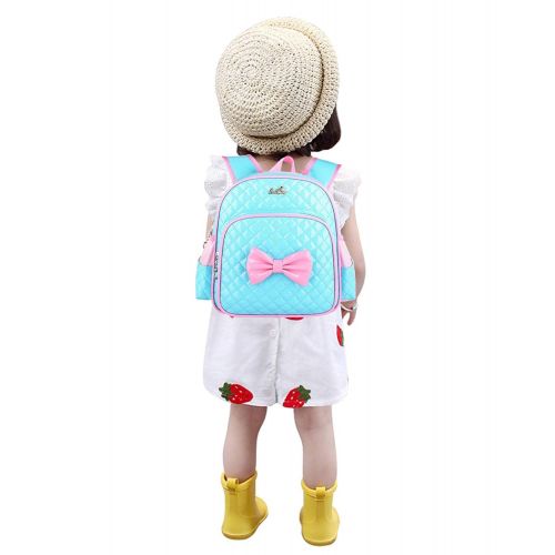  Suerico Cute Durable Waterproof Toddler Preschool Bag Kindergarten Kids Backpack for Girls