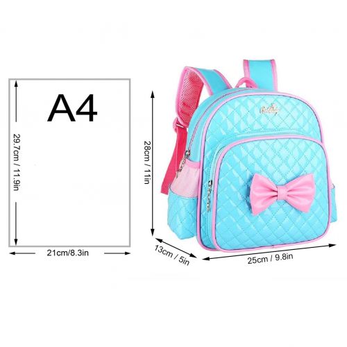  Suerico Cute Durable Waterproof Toddler Preschool Bag Kindergarten Kids Backpack for Girls