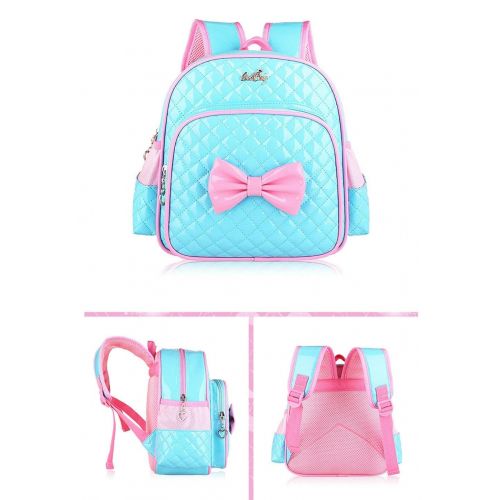  Suerico Cute Durable Waterproof Toddler Preschool Bag Kindergarten Kids Backpack for Girls