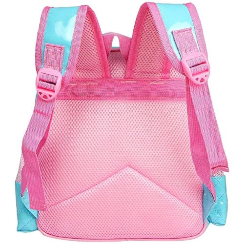  Suerico Cute Durable Waterproof Toddler Preschool Bag Kindergarten Kids Backpack for Girls