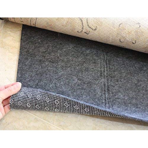  Sugarman Creations Limited Summer Sale!! Non Slip Rug Pad 100% Felt and Rubber Extra Cushioned for Value and Quality Comfort and Protection Reversible (8ft x 10ft)