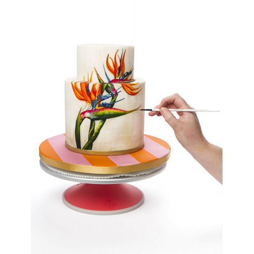  Innovative Sugarworks Artists Cake Turntable Rotating Cake Stand Cake Decorating Stand, with Brake/Stop