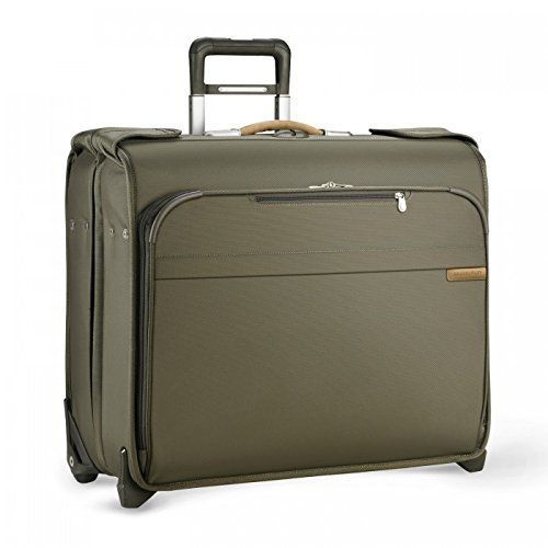  Suit bag Briggs & Riley Baseline Deluxe Wheeled Garment Bag, Olive, Small