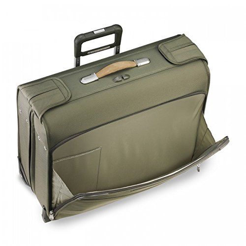  Suit bag Briggs & Riley Baseline Deluxe Wheeled Garment Bag, Olive, Small