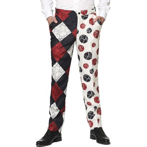  할로윈 용품SUITMEISTER ? Grey Icons ? Halloween Costume for Men in Stylish Print ? Full Set: Includes Jacket, Pants and Tie