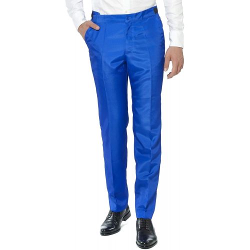  할로윈 용품Suitmeister Solid Colored Suits - Includes Jacket, Pants & Tie, Solid Blue, Medium
