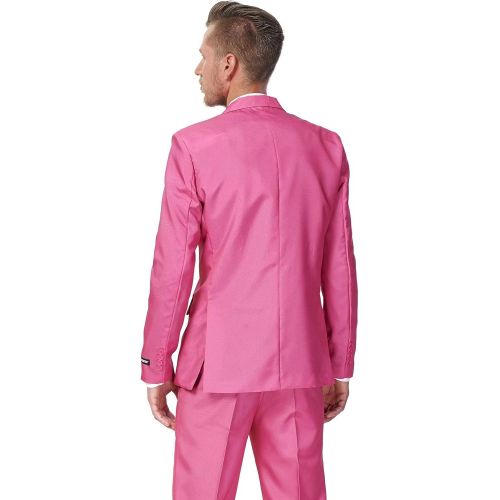  할로윈 용품Suitmeister Solid Colored Suits Includes Jacket, Pants & Tie,Solid Pink,Large