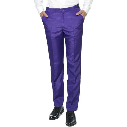  할로윈 용품SUITMEISTER Solid Colored Suits in Purple - Includes Jacket, Pants & Tie - M