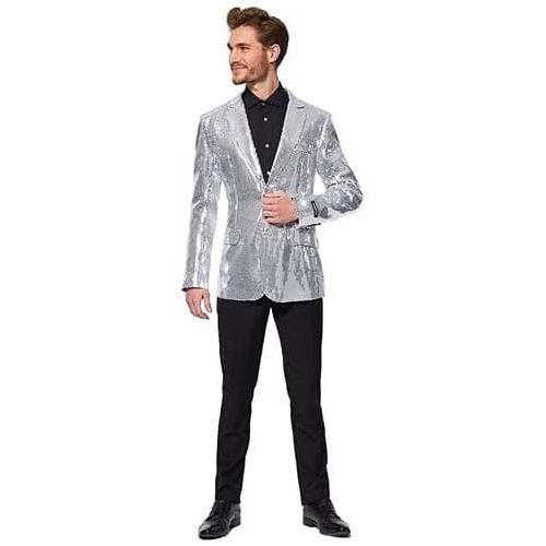  할로윈 용품SUITMEISTER - Sequins Blazers - Disco Glitter Party Blazer for Men - Christmas Mardi Gras Halloween Costume Party Blazers