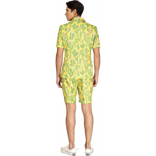  할로윈 용품SUITMEISTER Summer Suits, Includes Short Sleeved Blazer Jacket, Shorts & Tie