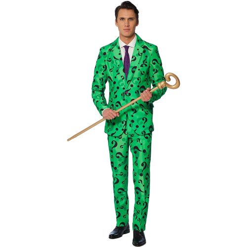  할로윈 용품SUITMEISTER The Riddler Halloween Suit | Unisex Slim Fit | Includes Matching Blazer Jacket, Pants & Tie
