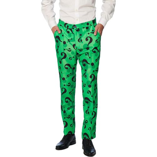  할로윈 용품SUITMEISTER The Riddler Halloween Suit | Unisex Slim Fit | Includes Matching Blazer Jacket, Pants & Tie
