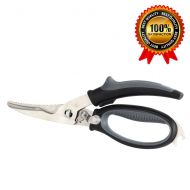 Stainless Kitchen Shears，Multi Purpose Scissors ,Good Grips Spring-Loaded Poultry Shears of Sujonna