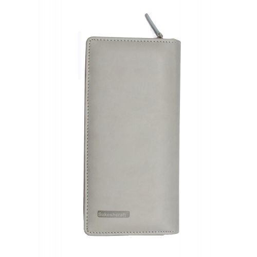  Sukeshcraft Tree. RFID Safe Passport Wallet- 8 Slots, (Steal Grey)