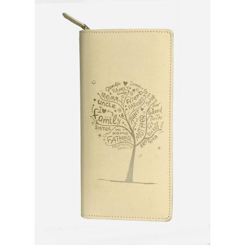  Sukeshcraft Tree. RFID Safe Passport Wallet- 8 Slots, (Steal Grey)