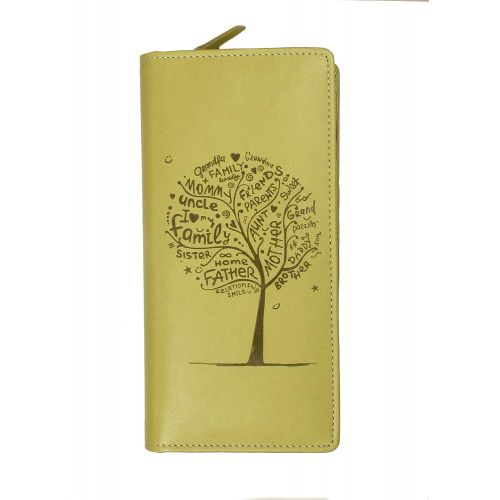  Sukeshcraft Tree. RFID Safe Passport Wallet- 8 Slots, (Steal Grey)