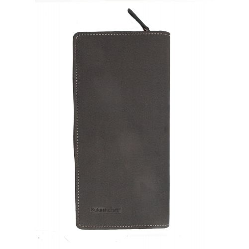  Sukeshcraft Tree. RFID Safe Passport Wallet- 8 Slots, (Steal Grey)