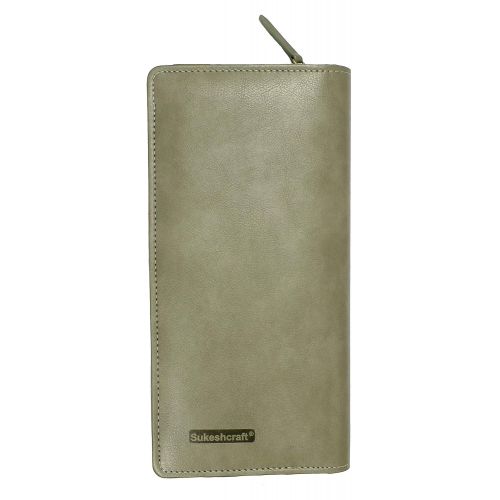  Sukeshcraft Tree. RFID Safe Passport Wallet- 8 Slots, (Steal Grey)