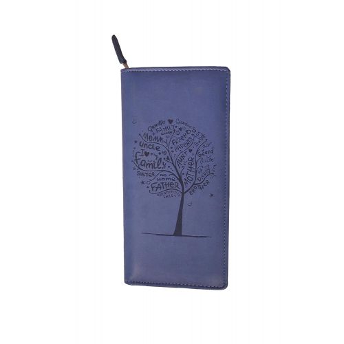  Sukeshcraft Tree. RFID Safe Passport Wallet- 8 Slots, (Steal Grey)