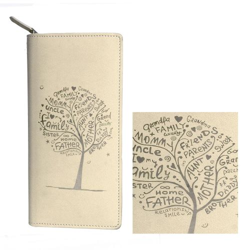  Sukeshcraft Tree. RFID Safe Passport Wallet- 8 Slots, (Steal Grey)