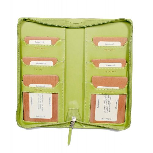  Sukeshcraft Tree. RFID Safe Passport Wallet- 8 Slots, (Steal Grey)