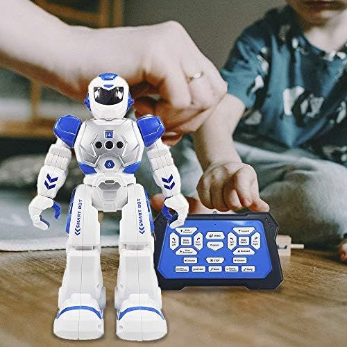  Suliper Remote Control Robot for Kids,Intellectual Gesture Sensor Programmable Robot with Infrared Controller Early Education Robot Toys can Dance Sing Walk Robot Kits for Children