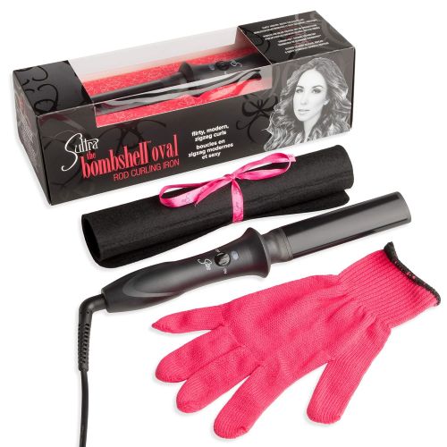  Sultra The Bombshell Rod Curling Iron, Oval Shaped