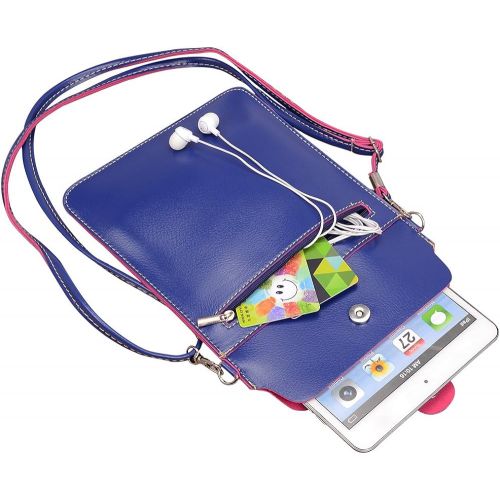  [아마존베스트]SumacLife 8 Inch PU Leather Universal Shoulder Pouch Bag for 7 7.9 8 8.3 8.4 inch Tablet
