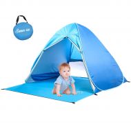 Sumerice Beach Tent Automatic Pop Up Baby Sun Shelter Portable Cabana Sun Tent