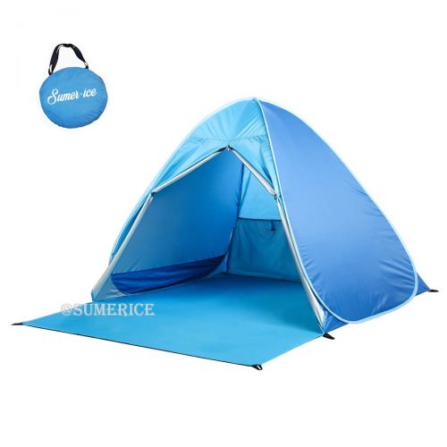  Sumerice Beach Tent Automatic Pop Up Baby Sun Shelter Portable Cabana Sun Tent