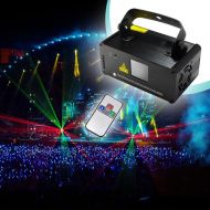 Sumger Professional DMX512 LED Stage Light RGY Laser Scanner DJ Disco Beam Stage Lighting Effect Laser Projector illumination Show Light Sound Activated with Remote for Festival Ba