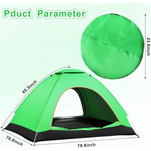  Sumind Wowangce 2 to 3 Persons Pop up Tent Automatic Instant Outdoor Tent Easy Setup Camping Tent Waterproof Dome Tent for Hiking Camping Backpacking Outdoor Sports