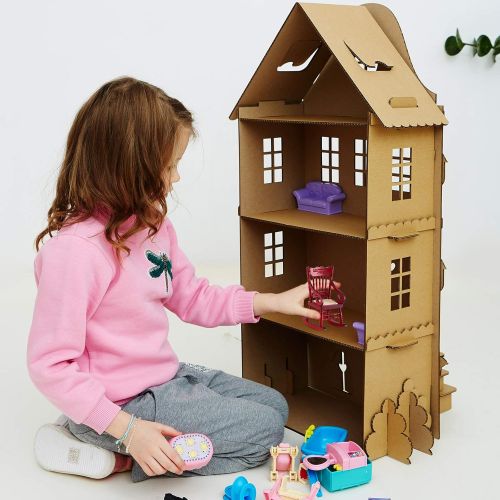  Sumind 2 Pieces Doll House Wooden Chairs 1:12 Christmas Dollhouse Model Chairs Mini Dollhouse Wooden Rocking Chairs for Dollhouse Accessories Furniture Decoration