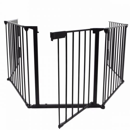  Adumly New Fireplace Fence Safety Pet Gate Dog Barrier Enclose Indoor Home 25x30