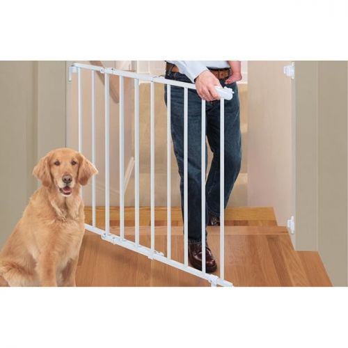 썸머인펀트 Summer Infant Top of Stairs Simple to Secure Metal Baby Gate - White