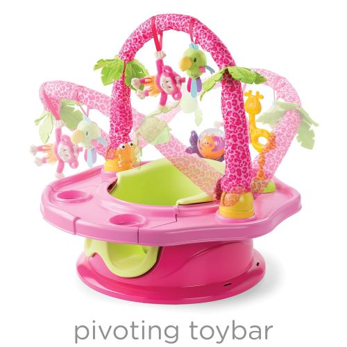 썸머인펀트 Summer Infant 3-Stage SuperSeat Deluxe Giggles Island Positioner, Booster and Activity Seat for Girl