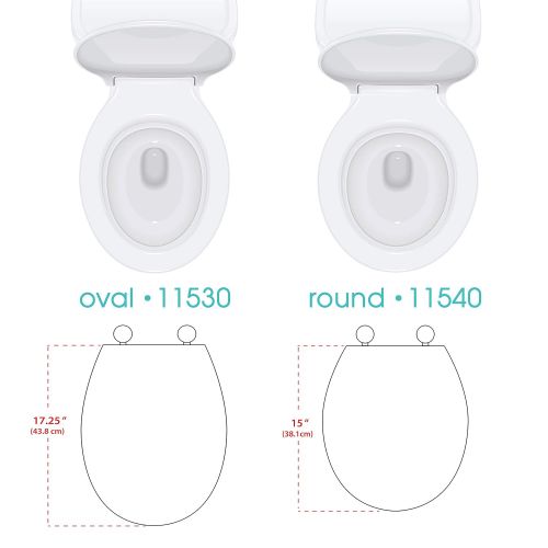 썸머인펀트 [아마존베스트]Summer Infant 2-in-1 Toilet Trainer (Oval) - Potty Training Seat - Toddler & Adult Space-Saving Potty...