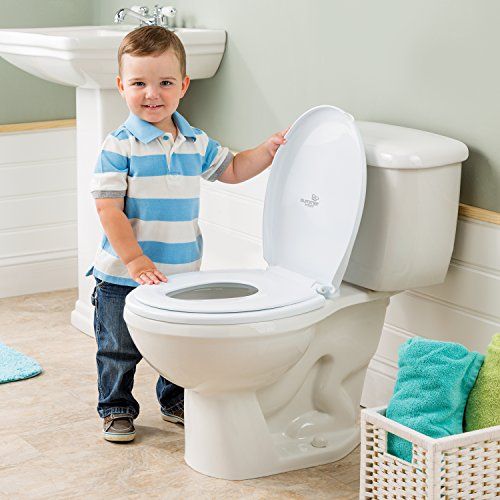 썸머인펀트 [아마존베스트]Summer Infant 2-in-1 Toilet Trainer (Round) - Potty Training Seat - Toddler & Adult Space-Saving Potty Topper