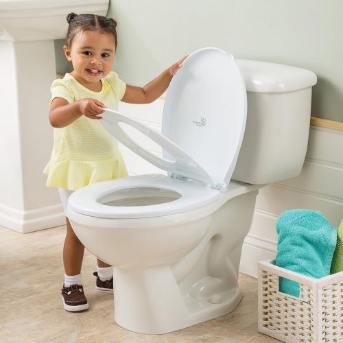 썸머인펀트 [아마존베스트]Summer Infant 2-in-1 Toilet Trainer (Round) - Potty Training Seat - Toddler & Adult Space-Saving Potty Topper