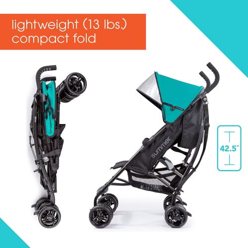 썸머인펀트 [아마존베스트]Summer Infant 3D lite Convenience Stroller, Teal