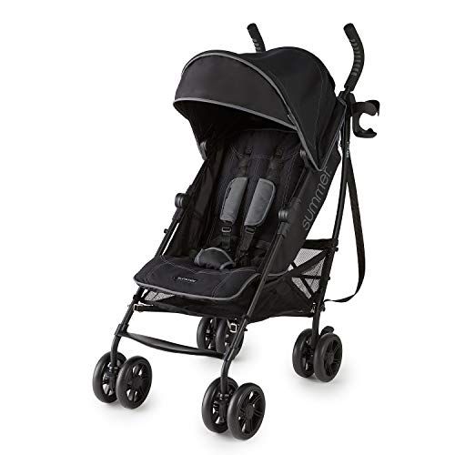 썸머인펀트 [아마존베스트]Summer Infant Summer 3Dlite+ Convenience Stroller, Matte Black  Lightweight Umbrella Stroller with...