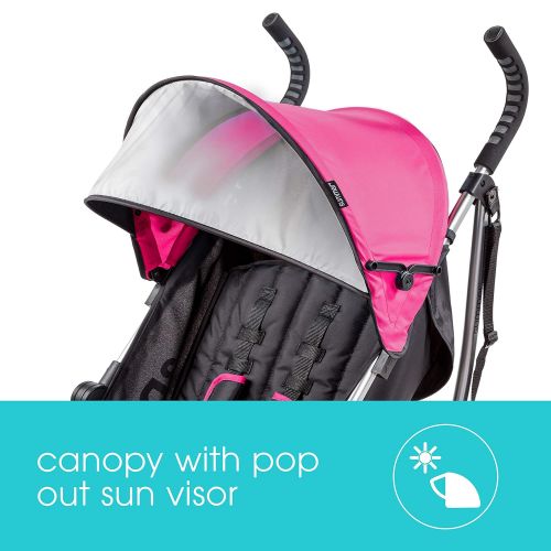 썸머인펀트 [아마존베스트]Summer Infant 3Dlite Convenience Stroller, Hibiscus Pink