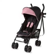[아마존베스트]Summer Infant Summer 3Dlite+ Convenience Stroller, Pink/Matte Black  Lightweight Umbrella Stroller with Oversized Canopy, Extra-Large Storage and Compact Fold