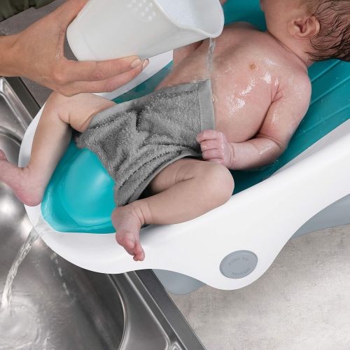 썸머인펀트 [아마존베스트]Summer Infant Summer Clean Rinse Baby Bather, Aqua  Bath Support for Use on The Counter, in Bath Tub or in...