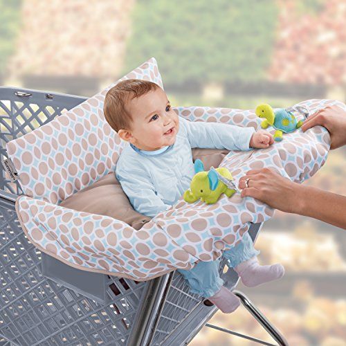 썸머인펀트 [아마존베스트]Summer Infant 2-in-1 Cushy Cart Cover and Seat Positioner, Dots and Diamonds