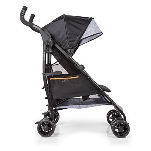 썸머인펀트 Summer Infant Summer 3Dtote Convenience Stroller, Orange & Heather Gray