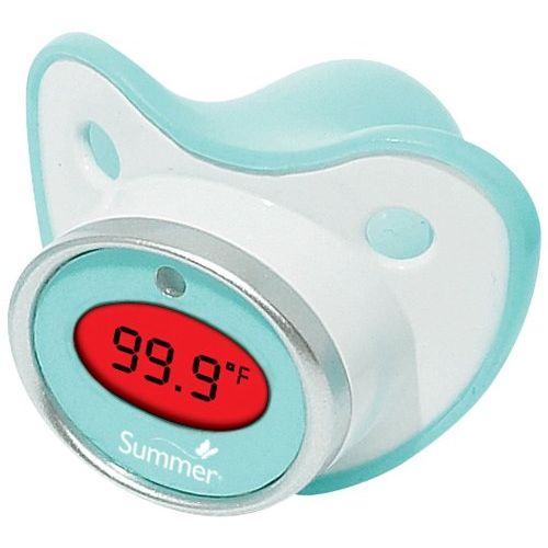 썸머인펀트 Summer Infant Pacifier Thermometer, Teal/White - 2 Pack