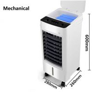 Summer home Compact Portable Air Conditioner Fan,Portable Dehumidifier with Dehumidifier and Fan 4 Caster Wheels with Remote Control for Office Dorm Nightstand-white-remote control